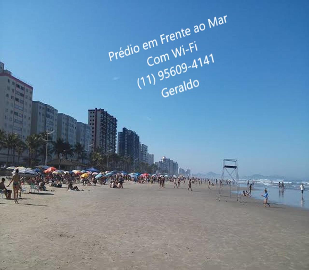 Prédio Em Frente Ao Mar Praia Grande (Santos) Exterior foto